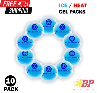 #ad EverOne Reusable Gel Ice amp; Heat Pack Hot amp; Cold Therapeutic Use 10 Pack $9.95
