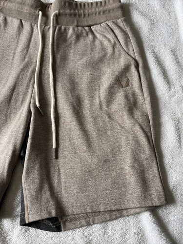 🔥ASRV Pantaloncini Felpati Uomo Khaki Beige | Taglia XL - Foto 4 di 9