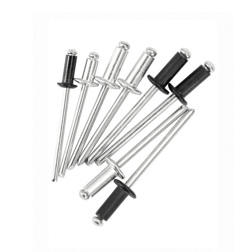 Pop Rivets 2.4/2.8/3/3.2/3.6/4/5/6.4mm Alu Dome Head Blind Zinc White & Black - Picture 10 of 13