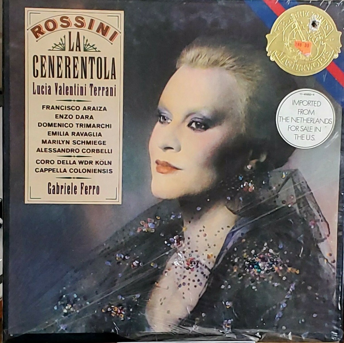 Rossini La Cenerentola Lucia Valentini Terrani import 3 LP box M3