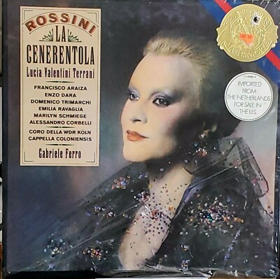 Rossini La Cenerentola Lucia Valentini Terrani import 3 LP box M3