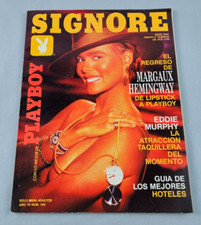 Mexican Playboy SIGNORE Magazine May 1990 Vintage Lina Bockrath
