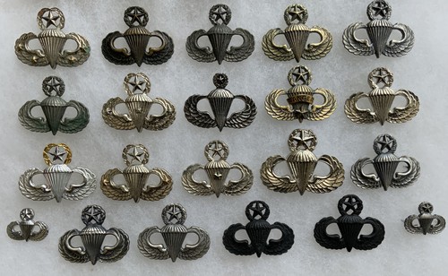 36 POST WWII US MASTER AIRBORNE WINGS / PARATROOPER - Picture 2 of 6