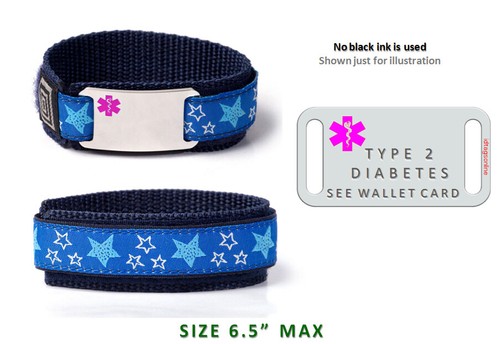 Pulsera de identificación de alerta médica deportiva tipo 2. ¡Tarjeta de emergencia médica gratuita! - Imagen 6 de 8