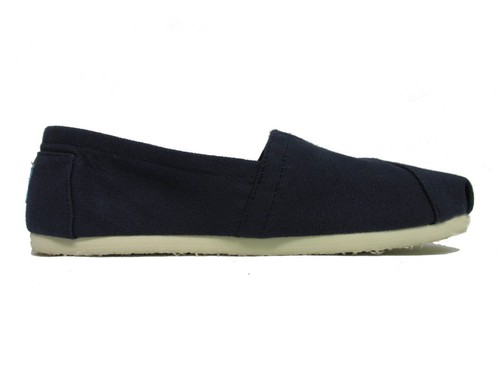 NEW TOMS CLASSICS NAVY CANVAS WOMEN ORIGINAL 001001B07 - Picture 3 of 5