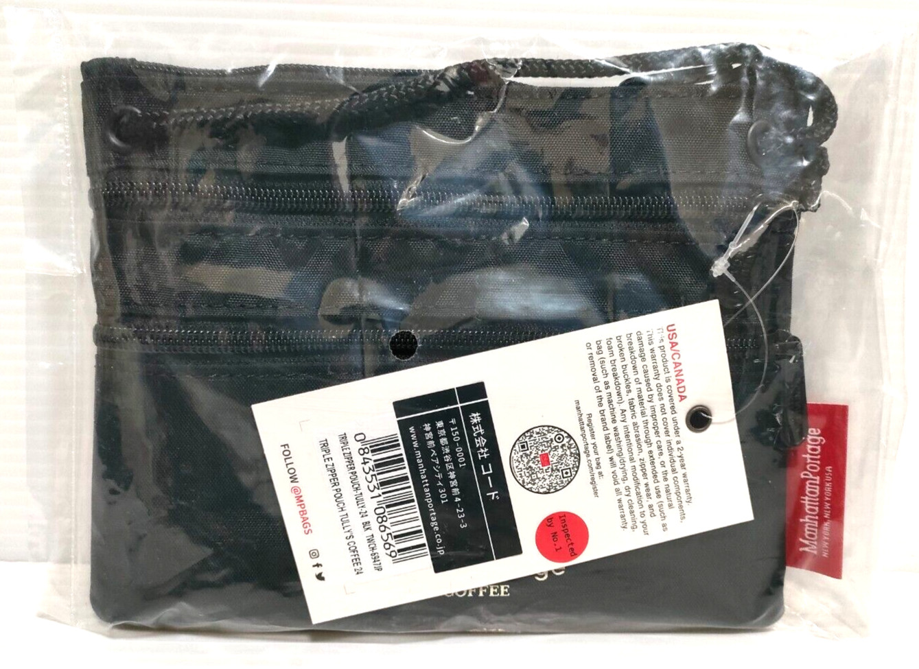 Tully's x Manhattan Portage Collaboration Sacoche Limited Quantity From Japan