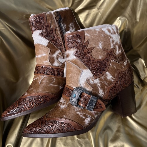 Myra Bag Goldie Hair-on Hide Stiefel Größe 8 - Bild 4 von 6