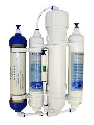 Feinfilter Aquarium Wasserfilteranlage Umkehrosmose 4 Stufen