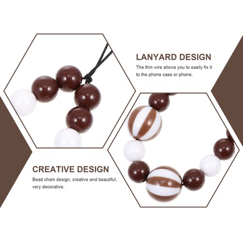 Mobile Phone Lanyard Phone Wrist Strap Beaded Cellphone Strap - 第 5/12 張圖片