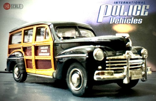 Brooklin IPV 45 1948 Ford V8 Station Wagon (Chicago Police) - Black - Picture 13 of 17