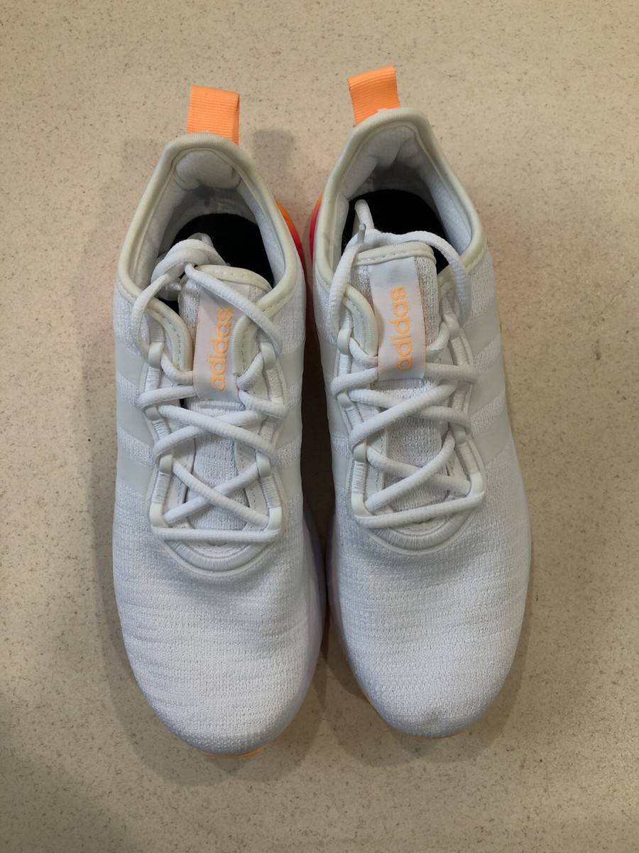 adidas Women's Kaptir Super FZ2790 White w/Yellow/Orange/Pink Size