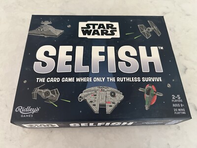 Selfish Star Wars Edition The Card Game Only Ruthless Survive Ridleys Games