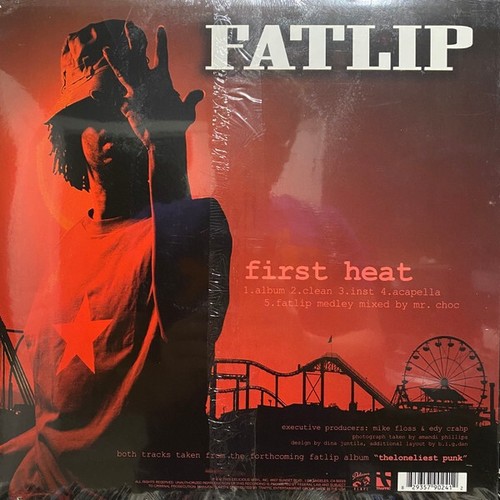 Fatlip - 'Writer's Block/ First Heat/ Fatlip Medley' 12" Vinyl Single Record - Picture 2 of 2