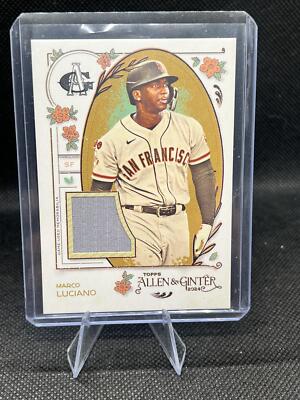 2024 Topps Allen & Ginter #AGR-ML Marco Luciano A&G Relics Full Size B