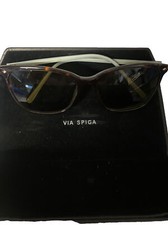 Via Spiga Sunglasses Frame 350-S 550 55-16-135 Tortoise/Blue Full Rim HM04