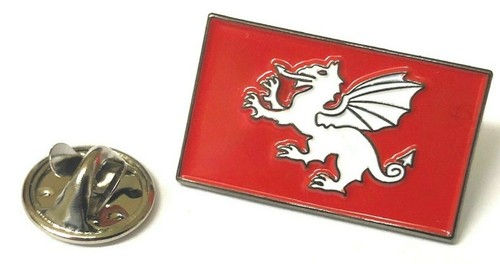 Insignia alfiler de dragón blanco anglosajón de Inglaterra - Hecho en Inglaterra - Imagen 3 de 4