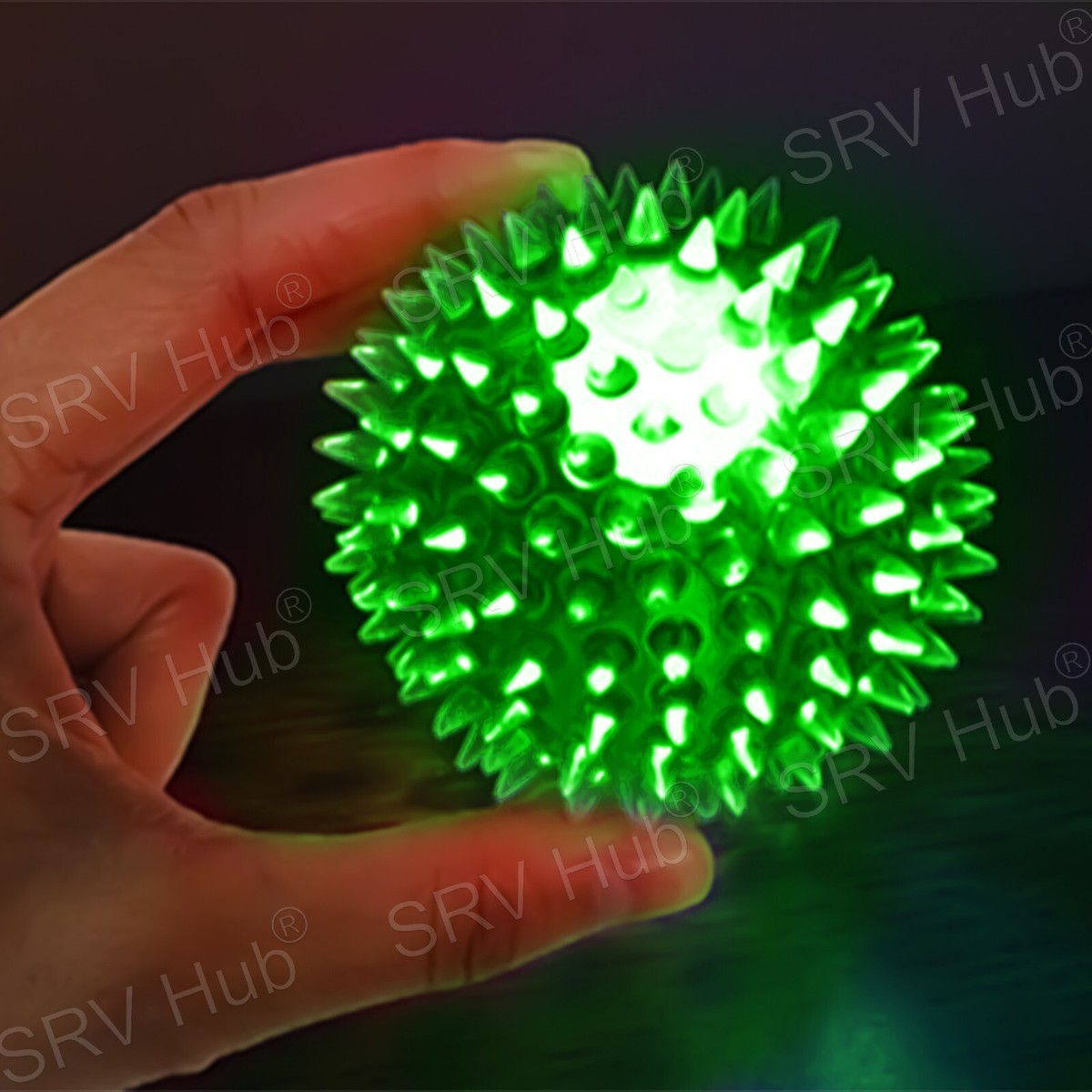 Light up spiky hot sale balls