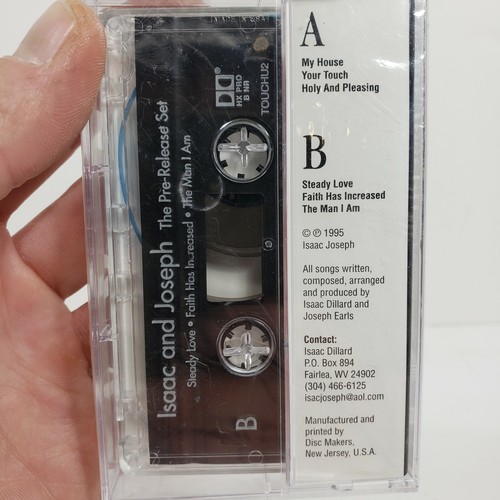 Isaac Joseph - The pre–Release Set Cassette Tape 1995 Vtg - Picture 3 of 3