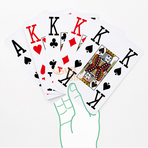 Large Number Playing Cards - Easy to See for Weak Vision - Poker Games (Blue) - Picture 2 of 3