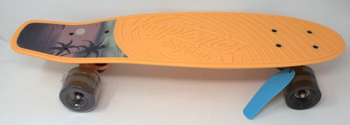 Kryptonics Originals Torpedo Skateboard Peach Board 22.5" Sunset Palm Trees 1965 - Picture 11 of 13