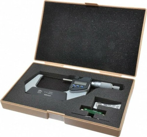 Mitutoyo 2 to 3" IP65 Carbide Standard Electronic Outside Micrometer 0.000050...