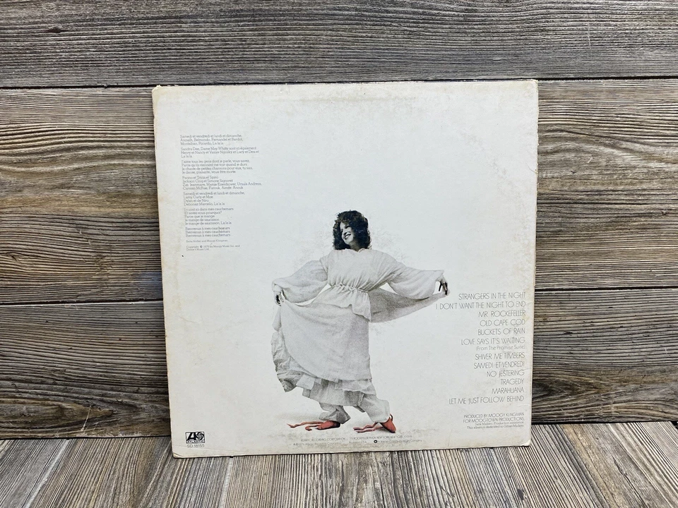 Vintage 1976 Bette Midler Songs for the New Depression Vinyl LP Atlantic Record - Image 4 of 4