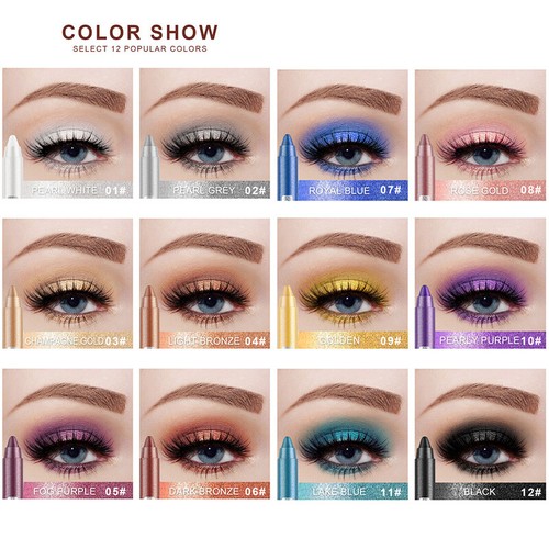 Eyeliner Liquido Ombretto Glitter Waterproof Illuminante Ed Eyeliner. ▼ - Foto 14 di 36