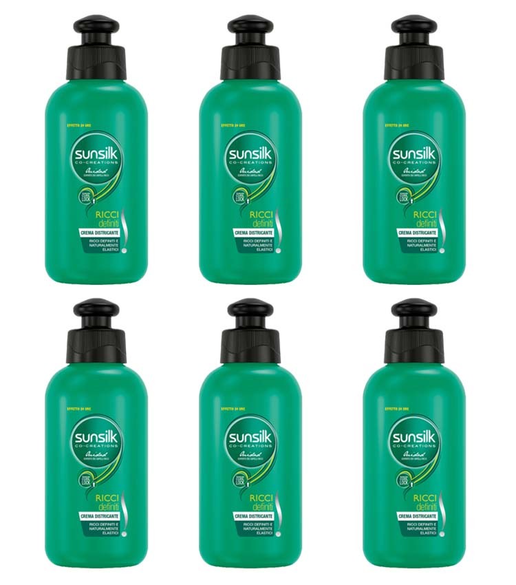 Sunsilk Professional Ricci Definiti 200ml - Pack da 6 Creme Leave-in