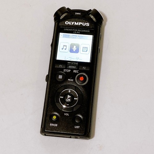OLYMPUS Linear PCM Recorder LS-P4 BLK Black 8GB FLAC High Resolution Bluetooth - Picture 4 of 8