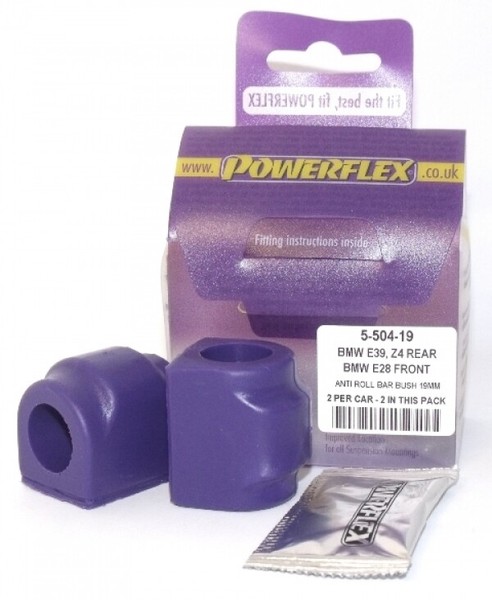 2 X Powerflex PFR5-504-19 PU Stabilager 19 Mm FüR BMW E36 E46 Z4 E24 E28-image