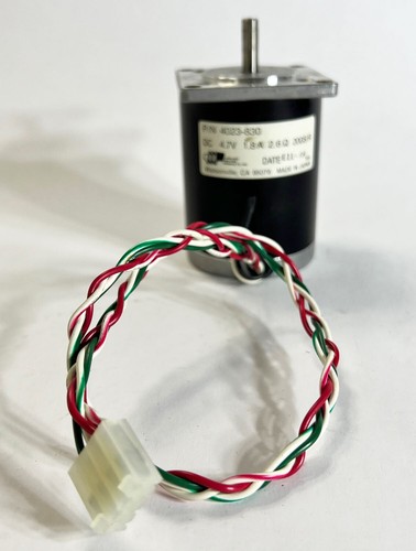APPLIED MOTION 4023-830 STEPPER MOTOR; 4.7 V (DC), 1.8A, 2.6Ω; 200S/R - Picture 1 of 3