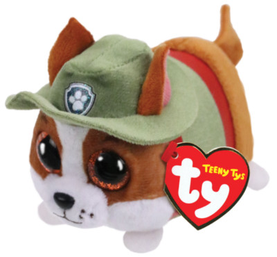 Ty Beanie Boos 4/" Teeny Tys Paw Patrol ZUMA w// Ty Heart Tags MWMT/'s Stackable