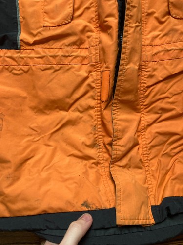 Harley Davidson Motorcycles Gore-Tex Mens Orange Black Rain Jacket Sz Medium - Picture 17 of 18