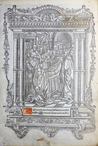 LIBRO DE HORAS MINIATURA PERGAMINO HOJA MUERTE MARÍA MARIA VOSTRE GÓTICO HACIA 1500 - Imagen 7 de 7