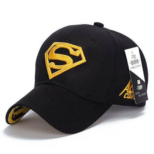 Adult Men Superman Baseball Cap Sport Trucker Adjustable Snapback Peaked Sun Hat - Picture 7 of 20
