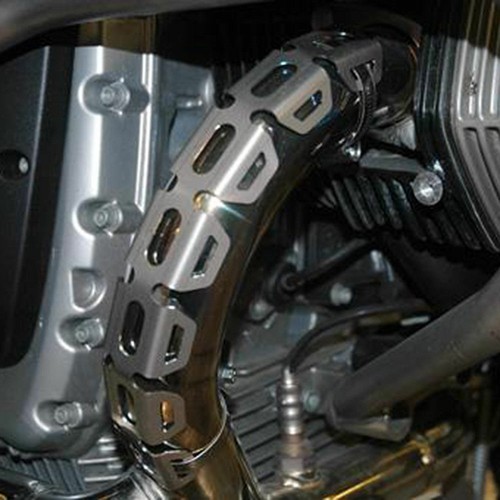Silenziatore di scarico moto Scudo termico guardie Copertina Per BMW R1200GS - Picture 3 of 5