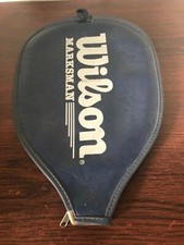 Vintage Wilson MARKSMAN Raquetball Raquet Cover