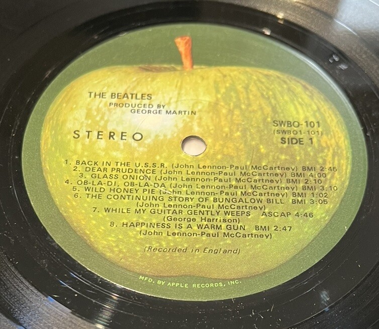The Beatles レコード SWBO-101 The Beatles - White Album LP Two Records Capitol SWBO 101