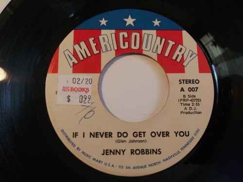 Jenny Robbins – Hurt Him Once For Me VG Original 45 7" Americounty Record 1970 - Picture 2 of 2