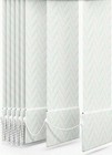 Everest White Vertical Blind Slats Replacement 89mm(3.5") Wide - Made to Measure