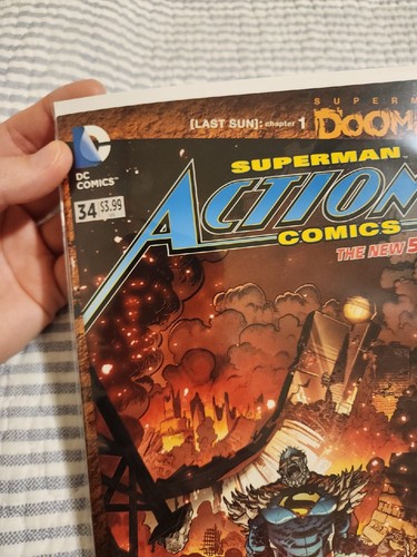 Action Comics #34 The New 52 DC Comic 1st Print 2018 ungelesen NM Superman Doomed - Bild 2 von 4