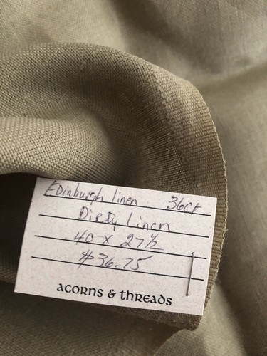 Edinburgh Wichelt Linen Cotton Cross Stitch Fabric Unfinished Projects Large LOT - Picture 13 of 14