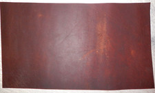 9.5"x16" DARK BROWN OIL TANNED UTILITY LEATHER COWHIDE avg 1.4mm thick 52