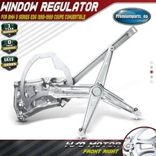 Window Regulator w/o Motor Front Right for BMW 3 Series E36 Coupe Convertible
