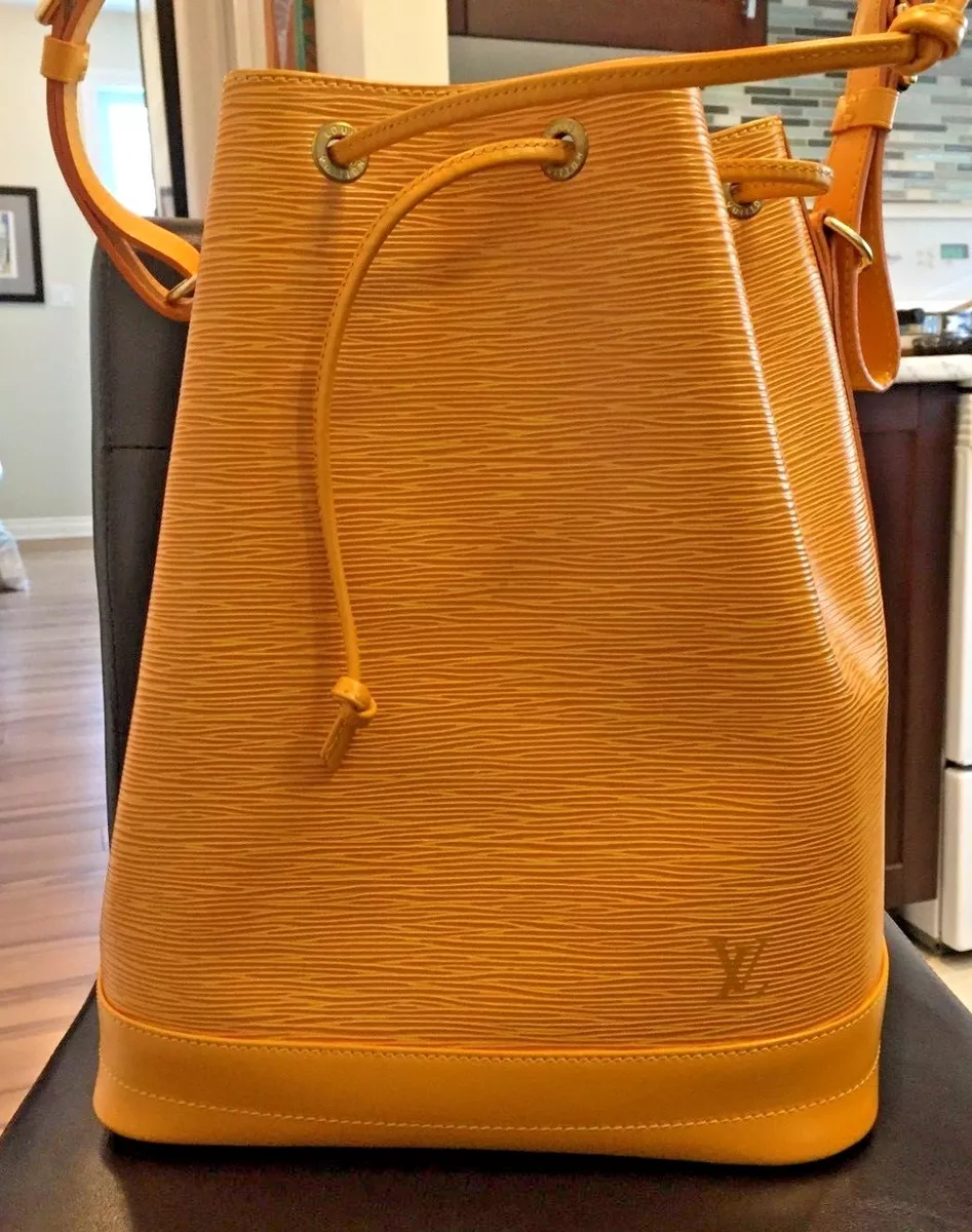 LOUIS VUITTON Yellow Epi Leather Large Noe Shoulder Bag - Last Call