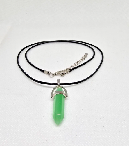 COLLAR CUARZO VERDE/CUARZO VERDE COLLAR INCIENSO ORACION INSTRUCCIONES GRATIS - Imagen 4 de 6