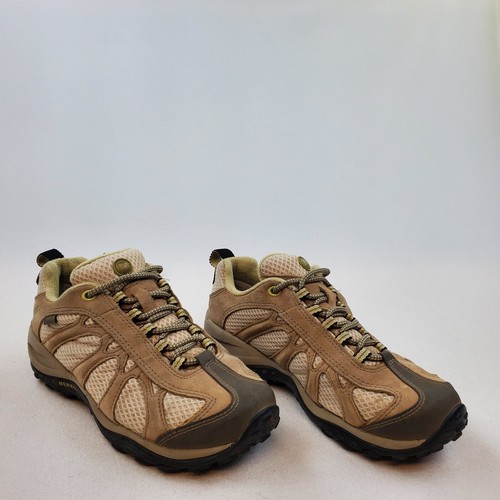 Merrell Damengröße 6 Jasper Wandern Bergsteigen Trail Stiefel braun Wildleder Schnürung - Bild 1 von 13