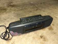 Vintage Boombox, RCA RP-7768A Dual Cassette Tape Player and AM/FM Radio