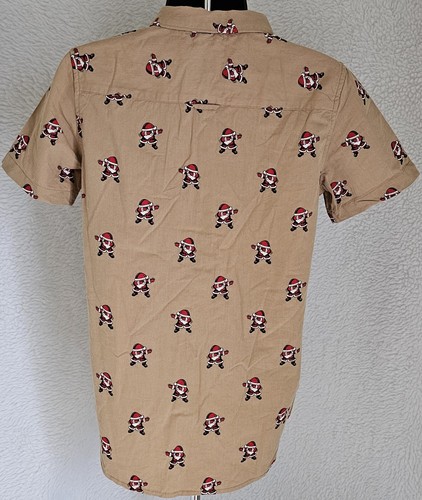 Denim & Flower Ricky Singh Boys Shirt Size 13/14 Multicolor Santa Clause NEW - Picture 7 of 24