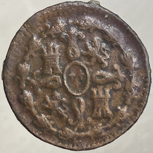 1796 Spanish Coin 2 Maravedis Nice Rare King Charles IV Full Date Spain - Picture 9 of 12